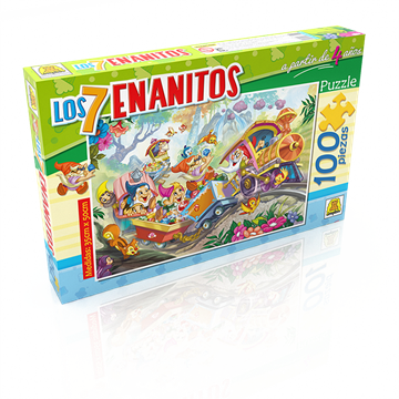 Imagen de Puzzle x 100 Piezas - Los 7 Enanitos