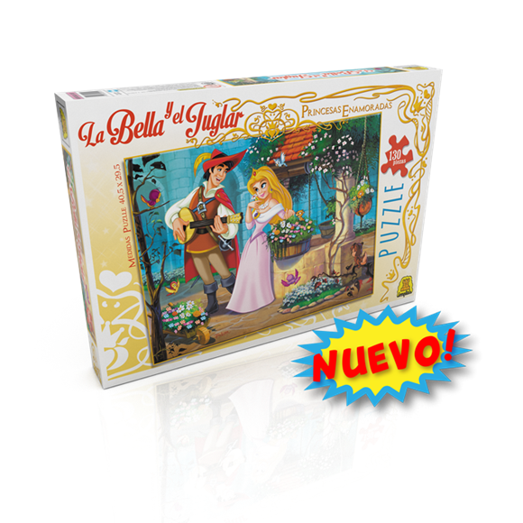 Imagen de Puzzle x 130 Piezas - La Bella y el Juglar